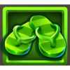 breezin riches lock n win flip flops symbol