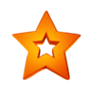 bright star orange symbol