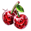 brilliant heart cherry symbol