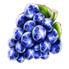 brilliant heart grapes symbol