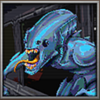 brute force alien onslaught blue monster symbol