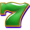 bubble wild green 7 symbol