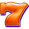 bubble wild orange 7 symbol