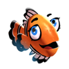 bubbles and pearls orangefish symbol