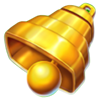 bulky fruits buy bonus gold bell symbol