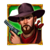 bullions of gold gunman symbol