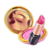 bunny beauty lipstick symbol