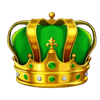 burning classics royal edition crown green symbol