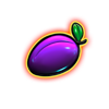 burning coins 100 plum symbol