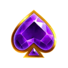 burning fortunator purple spade symbol