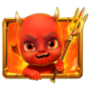 burning hell baby devil symbol