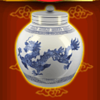burning pearl vase symbol
