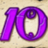 burning stars ten symbol