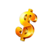 bursting crowns 5 dollar symbol