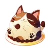cafe meow pudding symbol