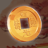caishens treasure coin symbol