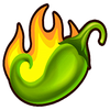 camino de chili green chilli symbol