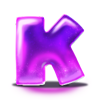 candy coins k symbol