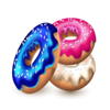 candy land christmas treats donut symbol