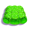candy stash deluxe green jelly symbol