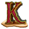 captain tipsys treasure k symbol
