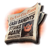 cash bandits 3 newspaper symbol