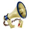 cash bandits megaphone symbol