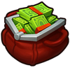 cash crooks bag symbol