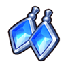 cash crooks earrings symbol