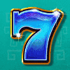 cash eruption blue 7 symbol