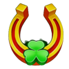 cash eruption coins and clovers horseshoe symbol