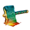 cash eruption hephaestus hammer symbol