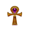cash eruption megajackpots amulets of osiris ankh symbol