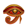 cash eruption megajackpots amulets of osiris eye symbol