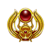 cash eruption megajackpots amulets of osiris scarab symbol