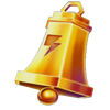 cash eruption power surge bell symbol