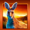 cash falls outback deluxe 96 kangaroo symbol