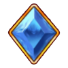 cash multipliers respin blue gem symbol