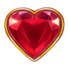 cash multipliers respin ruby heart symbol