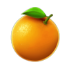 cash n fruits 100 orange symbol