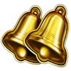 cash strike triple fire bells symbol