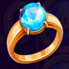 cash vault hold n link ring symbol