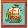 cashtopher columbus ship symbol