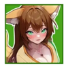 cat waifu fox girl symbol