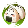 cat waifu onigiri symbol