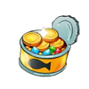 cats collect food symbol