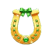 celtic bash lucky clover hold and spin horseshoe symbol