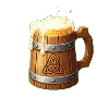celtic bash lucky clover hold and spin mug symbol