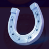 charming gold hold n link horseshoe symbol