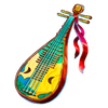 charming queens guitar symbol